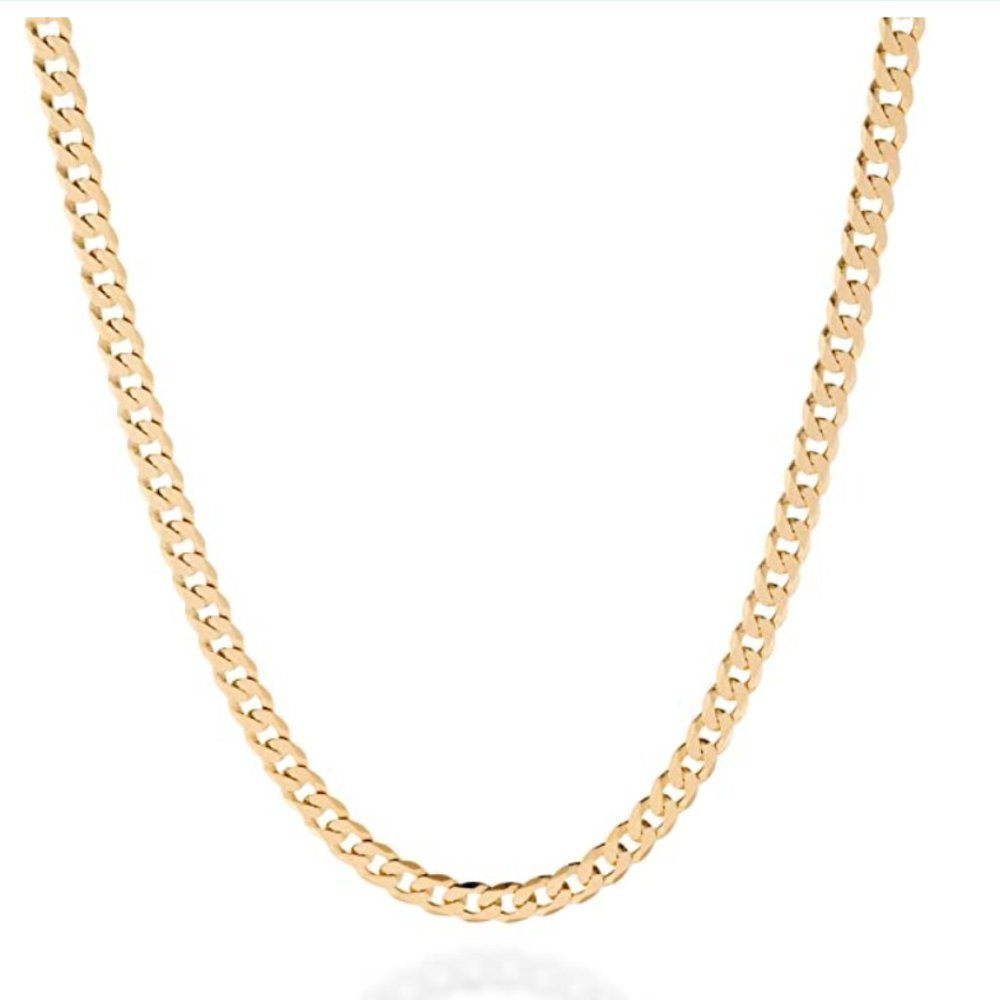 18KT NECKLACE STAMPED!! UNISEX! MULTIPLE SIZES!